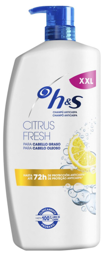 Citrus Fresh Anti-Mjällschampo för fett hår 1000 ml