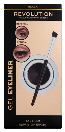 Svart Eyeliner Gel 3 gr