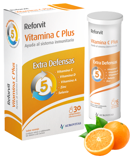 Reforvit Vitamin C Plus 30 tabletter