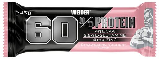 60% Protein Strawberry Yoghurt Bar 45 gr