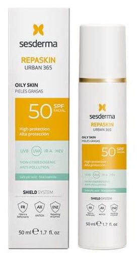 Repaskin Urban 365 Protector för fet hud SPF 50 50 ml