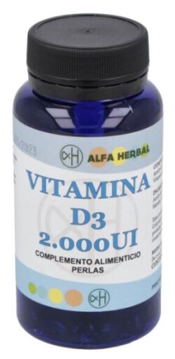 Vitamin D3 2000 IE 100 pärlor