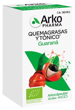 Arkocápsulas Guarana Bio 40 kapslar