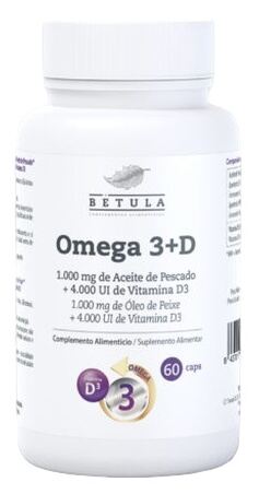 Omega 3+D 60 kapslar