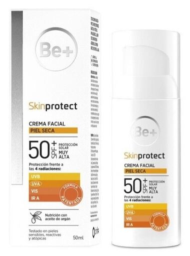 Be+ Skinprotect Ansiktskräm för torr hud SPF 50+ 50 ml