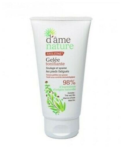 Akileine D&#39;âme Nature Toning Gel för trötta fötter 75 ml