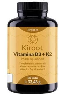 Vitamin D3+K2 120 Pärlor