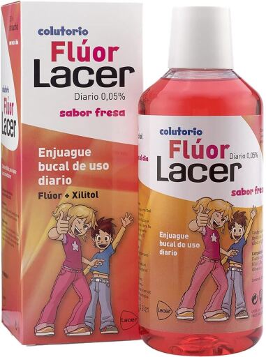 Fluor Mouthwash Inf 0,05 Daily Strawberry 500 ml