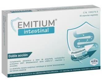 Emitium Intestinal 20+20 Veg Kapslar