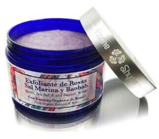 Havssalt och Baobab Rose Scrub 300 gr