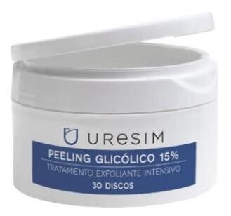 Glykolisk peeling 15 % exfolierande 30 skivor