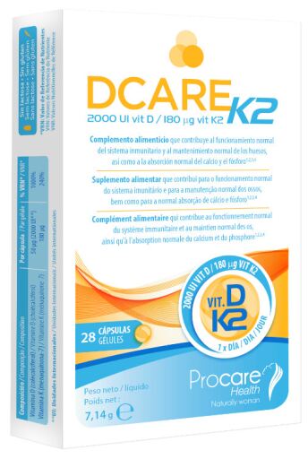 Dcare K2 28 kapslar