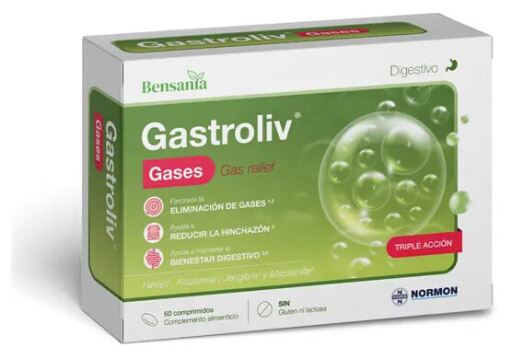 Gastroliv Gases 60 tabletter