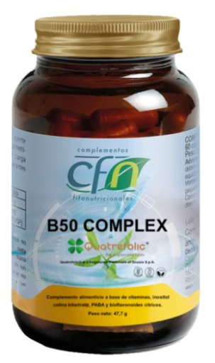 Vitamin B50 Complex Quatrefolic 60 kapslar