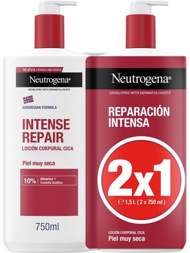 Intense Repair Body Lotion för mycket torr hud 2x750 ml