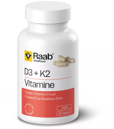 Vitamin D3 + K2 60 Kapslar