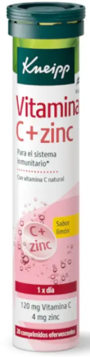 Vitamin C + Zink 20 Citronbrustabletter