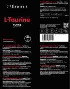 L-Taurine 180 kapslar