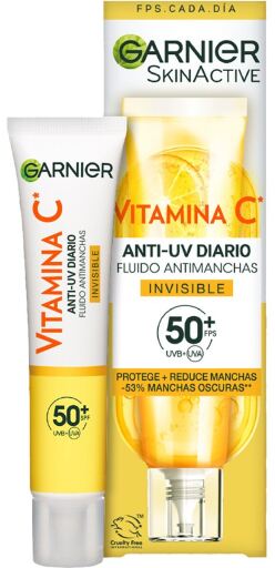 Hudaktiv C-vitamin Osynlig Anti-Stain Fluid SPF50+ 40 ml