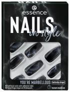 Nails In Style konstgjorda naglar 17-You&#39;Re Marbellous 12 enheter