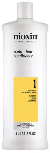 System 1 Conditioner Naturligt hår med mild uttunning