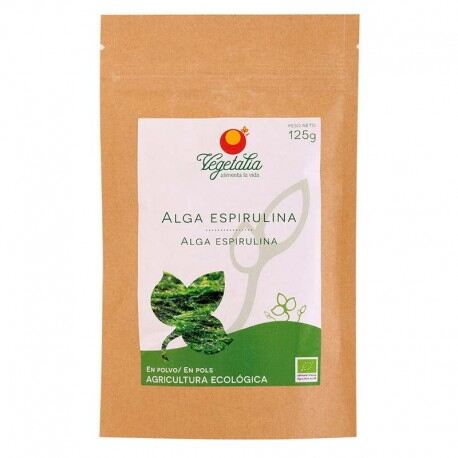 Spirulina Alger Pulver 125 gr Bio