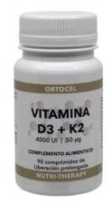 Nutri-Therapy Vitamin D3+K2 90 Tabletter