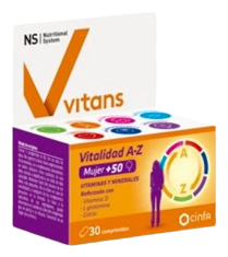 Vitans Vitality AZ Woman 50+ 30 tabletter