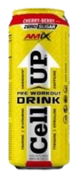 CellUp Pre Workout Drink 500 ml körsbär