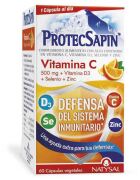 Protecsapin Vitamin C 500 mg +D3+ Selen+Zink 60 kapslar