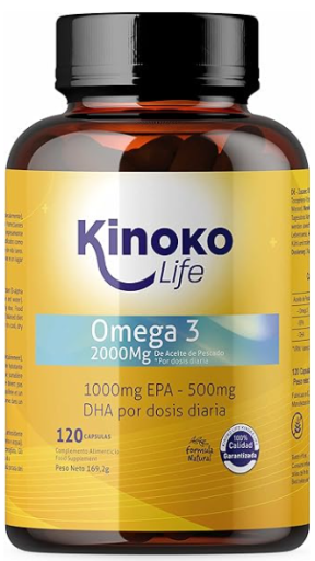 Omega 3 2000 mg EPA 1000 mg/DHA 500 mg fiskolja 120 kapslar