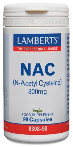 Nac (N-acetylcystein) 300 mg 90 kapslar