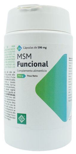 Funktionell MSM 500 mg 120 kapslar