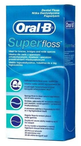 Super Floss Tandtråd 50 enheter